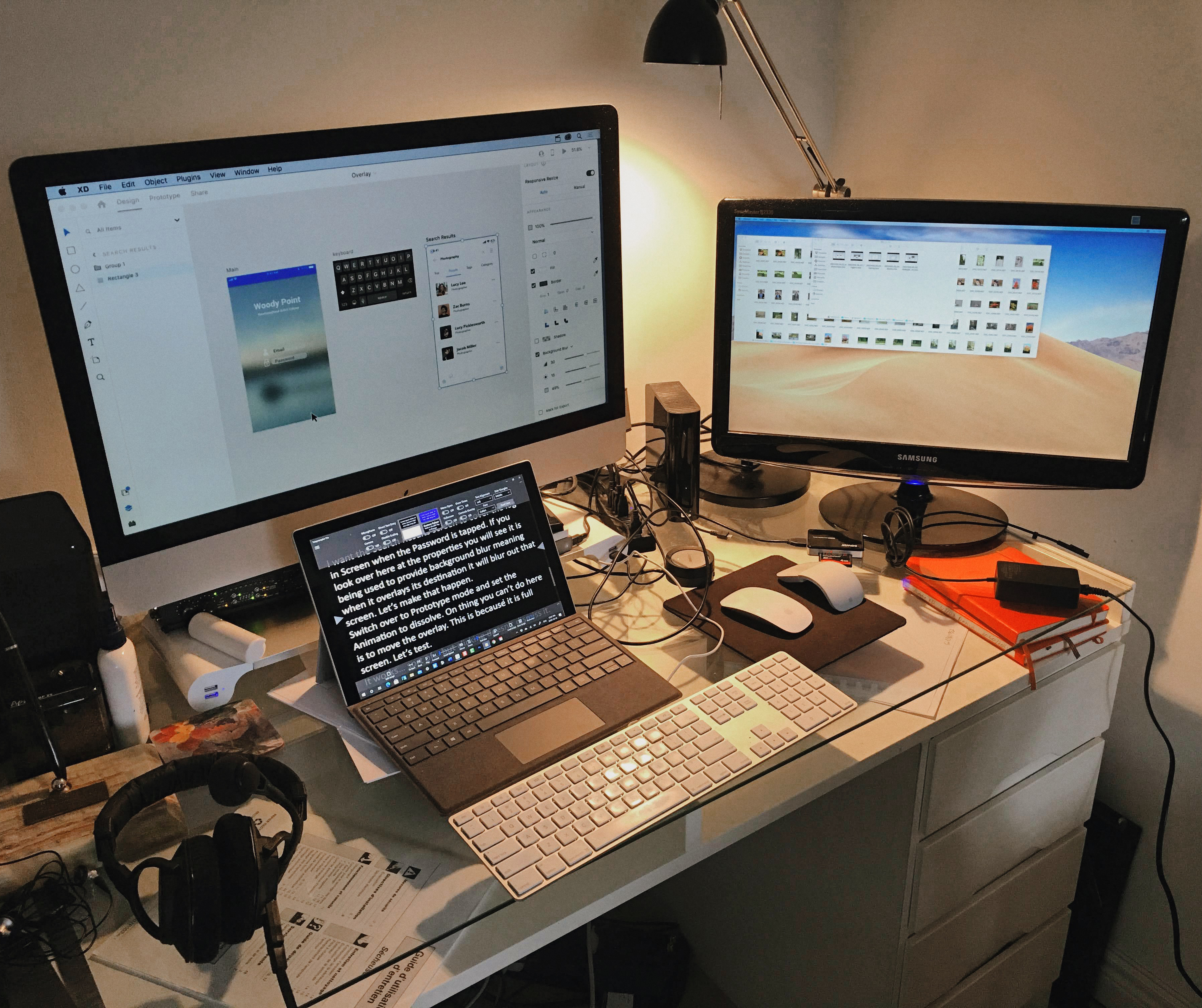 Tom's workspace