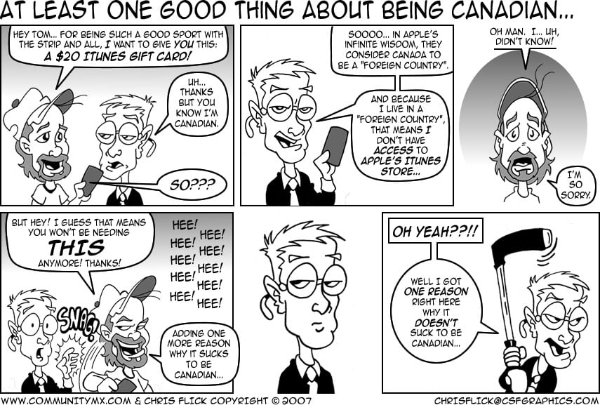 CMX Suite: At Least One Good Thing About Being Canadian